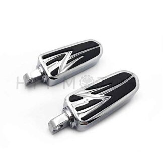 Moto Piquets de pied Repose-pieds pour Harley Electra Glide Road King Flhr 1994 Chrome