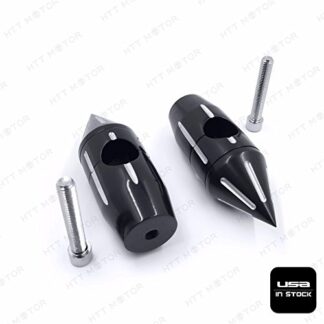 Motor 1'' Spike Handlebar Risers 2'' for Suzuki Intruder Volusia Marauder Boulevard C50 M95 C90 black