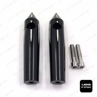 Motor 1'' Spike Risers 6'' HANDLEBAR for Yamaha V-Star 650 Classic Custom Silverado Road Star BLACK