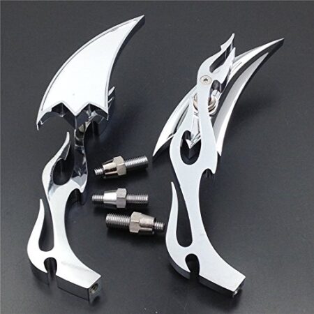 Motor Billet Alloy Arrow Custom Mirror Suzuki GSXR600 750 1000 1100 Hayabusa chromed
