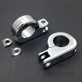 Motorcycle 1 1/4" Engine Guard Footpeg P Clamps for YAMAHA XV250 Roadstar XV1700 XV1600