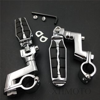 Motorcycle 1" Highway Radical Tombstone offset Mount Clamp Foot peg for Harley Sportster