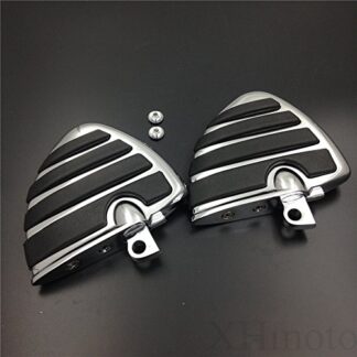 Motorcycle 4452 Iso Wing Dually Rear Footpegs For Harley Sportster Dyna Metric Cruisers