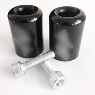 Motorcycle Bar Ends For Kawasaki Ninja Ex 250 Ex500 Ex650R Zx6R-636 Zrx1100 Zzr1200 Black by SMT-MOTO