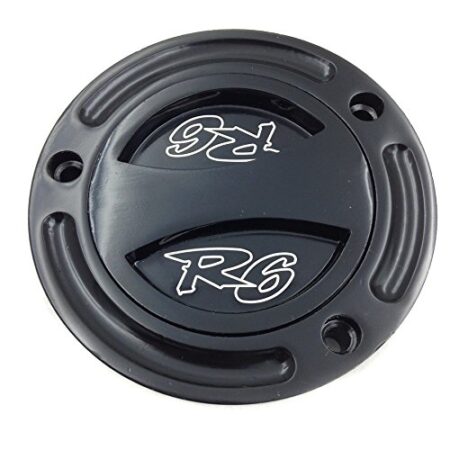 Motorcycle Black Aluminum Keyless Motorcycle Fuel Tank Gas Cap For Yamaha Yzf R6 1999-2012