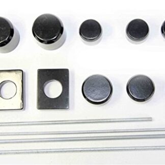 Motorcycle Black Fork Axle Caps Covers For 2006-2009 Kawasaki Zx14 Zx14R Zx-14R