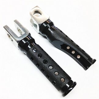 Motorcycle Black Front Foot Pegs Rest for Suzuki GSXR 600 750 1000 Hayabusa GSX-R 1300R