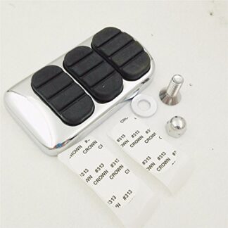 Motorcycle CHROMED 8857 ISO Foot Pegs for Kawasaki Vulcan Classic Suzuki Boulevard Intruder Yamaha