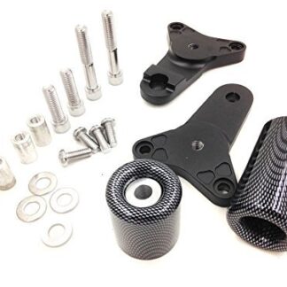 Motorcycle Carbon No Cut Frame Slider Crash Protector For 2011-2013 Suzuki Gsxr 600/750 by SMT-MOTO