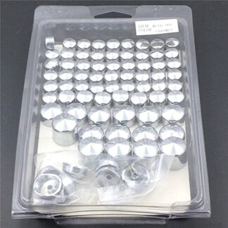 Motorcycle Chrome Bolts Toppers Caps For 1991-2012 Harley Davidson Dyna Glide Twin Cam