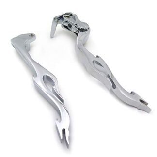Motorcycle Chrome Brake Clutch Flame Lever Fit For Suzuki Gsx Gsxr Gsx-R Gsxr600 Gsxr750