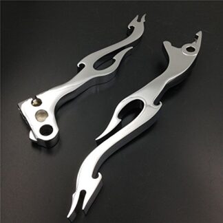 Motorcycle Chrome Brake Clutch Flame Lever For Honda Cbr900Rr Vtx1300 Vt1300 Vt1100 C2 Ace