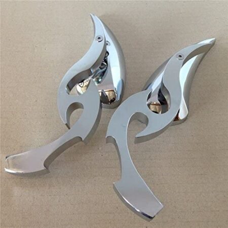 Motorcycle Chrome Custom Running Blade Mirrors Fit For Yamaha Yzfr1 R1 R6 Fzr600 Yzf600R