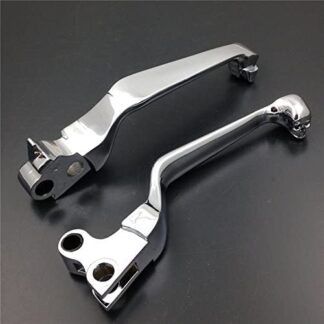 Motorcycle Chrome Lever Fit For Harley Fxdl Dyna Low Rider Flhr Road King Ultra And Touring