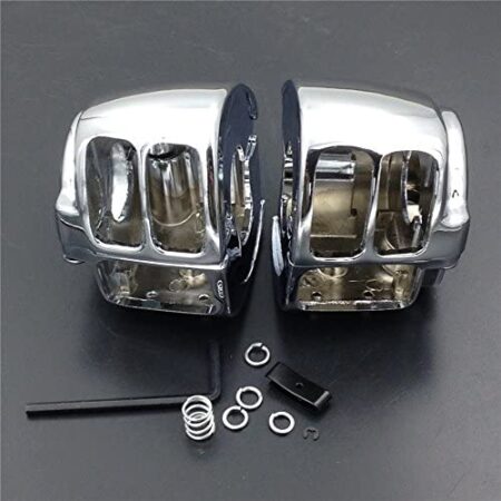 Motorcycle Chrome Switch Housing Cover For Harley Sportster Dyna Softail V-Rod 2002-2010