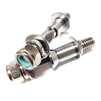 Motorcycle Chromed 2X Turn Signal Adapter Hardware Mounting Bolts Kits For Harley Mirrors