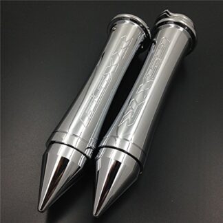 Motorcycle Custom 7/8" Handlebar Grip For Suzuki Gsxr 600 750 1000 Hayabusa Gsxr1300 Chrome