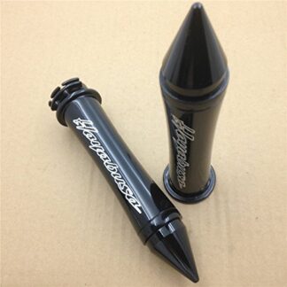 Motorcycle Custom 7/8" Inch Handlebar Grips For Suzuki Gsxr 1300 R Hayabusa All Year Black