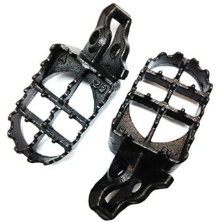 Motorcycle GRAY Motocross MX Foot Pegs For CR125R 250R CRF450R CRF250R CRF250X 450X