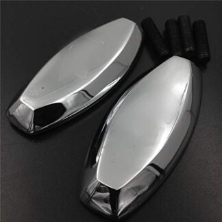 Motorcycle Mirror Block Off Base Plates For 1998 1999 Yamaha R1 Yzf-R1 Yzfr1 Chrome