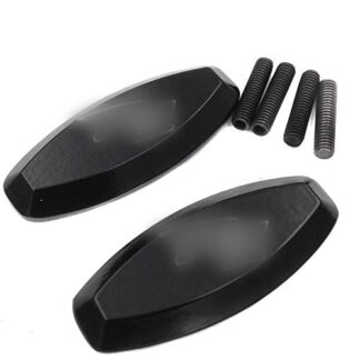 Motorcycle Mirror Block Off base Plates for 1998 1999 Yamaha R1 YZF-R1 YZFR1 Black