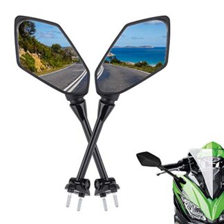 Motorcycle Mirrors Rear View for Ninja 650R Mirrors 2009-2017 NINJA ER6F ER-6F 2009-2012 NINJA 400R 2010-2014 Ninja 1000 Side Mirror