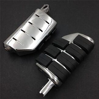 Motorcycle Motorcycle 8028 ISO Dually Foot pegs For Yamaha Suzuki Kawasaki Honda Chromed