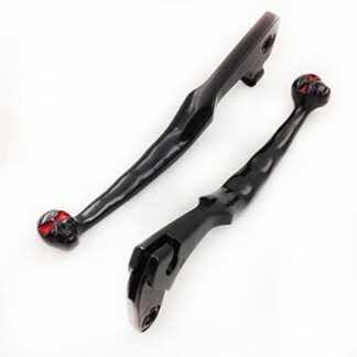 Motorcycle New BLACK Brake Clutch Skull Lever For Yamaha Xv250 Xv535 Xv700 Xv750 Xv1000
