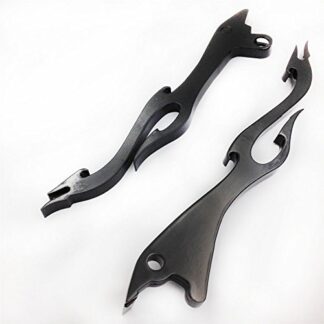 Motorcycle New Black Brake Clutch Flame Hand Levers Fit For Suzuki Boulevard S50 S83 C90