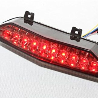 Motorcycle New Led Tail Brake Light Turn Signals For Kawasaki Ninja Zx 6R 2007 2008 Smoke