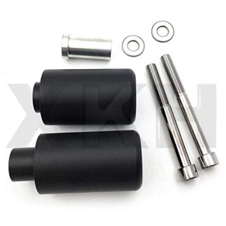 Motorcycle No Cut Frame Slider Crash Protector For 2003 2004 Suzuki GSXR 1000 GSX-R Black by SMT-MOTO