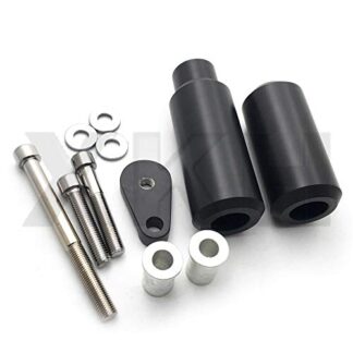 Motorcycle No Cut Frame Slider Crash Protector For 2005 2006 Kawasaki Zx-6R Zx-6Rr 636 Blk