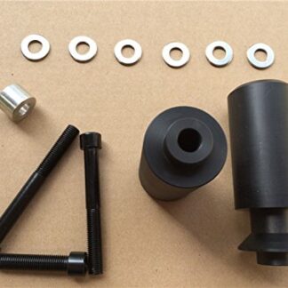 Motorcycle No Cut Frame Slider Crash Protector For 2006 2007 Yamaha Yzf R6 Yzfr6 Black