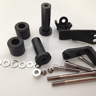 Motorcycle No Cut Frame Slider Protector For 1999-2007 Suzuki Hayabusa Gsx1300R Gsx-R Black