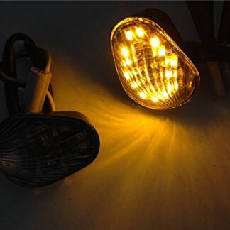 Motorcycle Smoke Euro LED Flush Mount Turn Signal for YAMAHA YZF R1 R6 R6S 2006 2007 2008