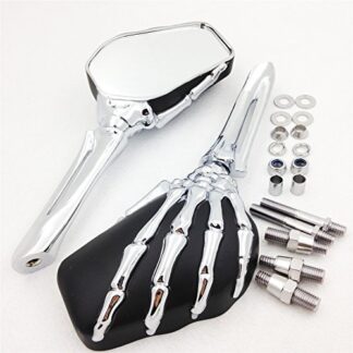 Motorcycle Talon Skull Mirror Harley Heritage Springer Sportster Dyna Glide Softail V Rod Cd by SMT-MOTO