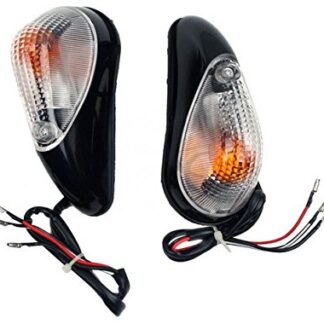 Motorstar Motorcycle Clear LED Turn Signals lights indicators For Kawasaki Ninja Ex250 Ex 250r 1988-2007 Rear Yamaha YZF R6S 2006-2007