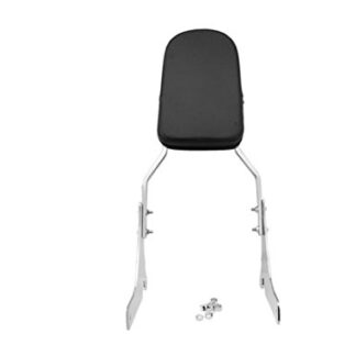 Motorstar Motorcycle Flame Backrest Pad Sissy Bar fit for Kawasaki VN800 Vulcan Classic 1996-2005