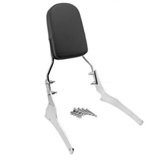 Motorstar Motorcycle Flame Backrest Pad Sissy Bar fit for Suzuki Volusia VL800 C50 M50 2001-2008