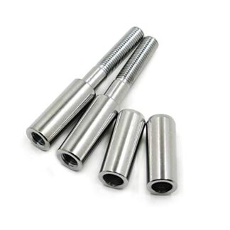 NBX- Chrome 2" Mirror Extensions Kit For Compatible with Harley Softail Sportster Dyna Touring