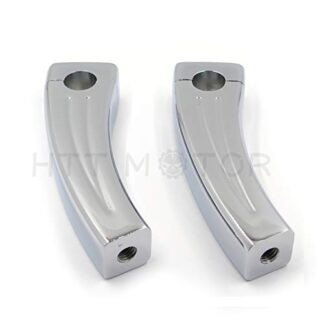 New 5.5" inch Chrome Motorcycle Cruiser Handlebar Pullback Risers (7/8" Bar)
