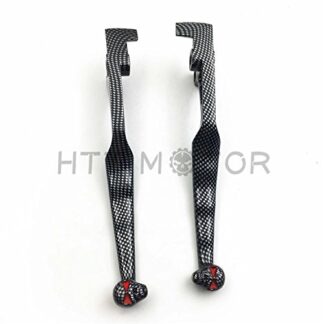 New CARBON FIBER Brake Clutch Skull Hand Lever For Kawasaki Vulcan 1500 1600 2003-2008