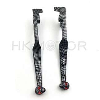 New CARBON FIBER Brake Clutch Skull Hand Lever For Kawasaki Vulcan 1500 1600 2003-2008