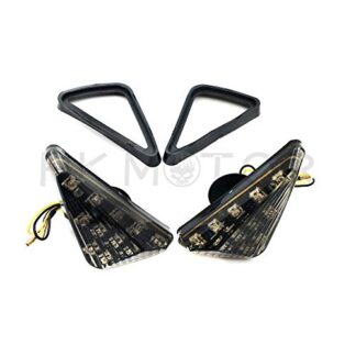 New Smoke Euro Led Flush Mount Turn Signal For Suzuki Kawasaki Yamaha Bike