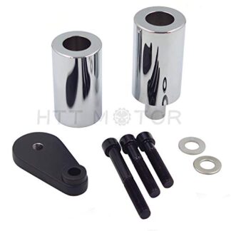 No Cut Frame Slider Protector Fit For 2003-2005 Yamaha Yzf R6 2006-2009 R6S Chromed