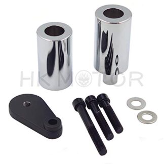 No Cut Frame Slider Protector Fit For 2003-2005 Yamaha Yzf R6 2006-2009 R6S Chromed