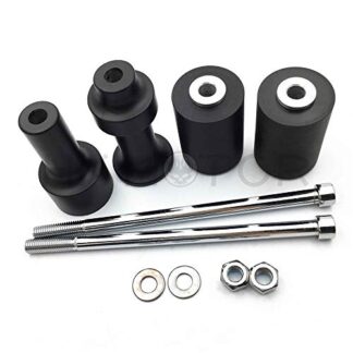 No Cut Frame Slider Protector For 2003 2004 2005 2006 Kawasaki Z1000 Black