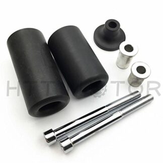 No Cut Frame Slider Protector For 2003 2004 Kawasaki Zx6R Zx-6R Zx6Rr Black