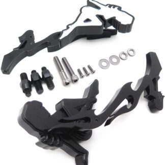 Noir Custom Hot Momma Miroir s'adapter pour Harley Electra Heritage Sportster Glide