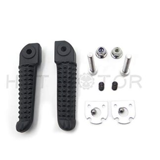 Noir Pied arrière Pegs Repose-pieds Fit pour Yamaha Yzf-r1 Yzf-r6 YZF R6 R1 1999–2011